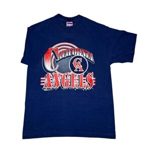 Vintage California Angels 1993 Single Stitch Baseball Graphic T-Shirt